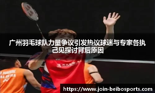 广州羽毛球队力量争议引发热议球迷与专家各执己见探讨背后原因